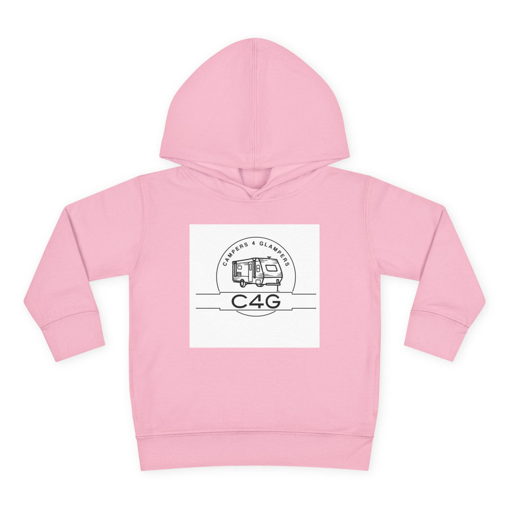 Toddler Hoodie — Retro Camper 'C4G' Pullover Fleece for Kids