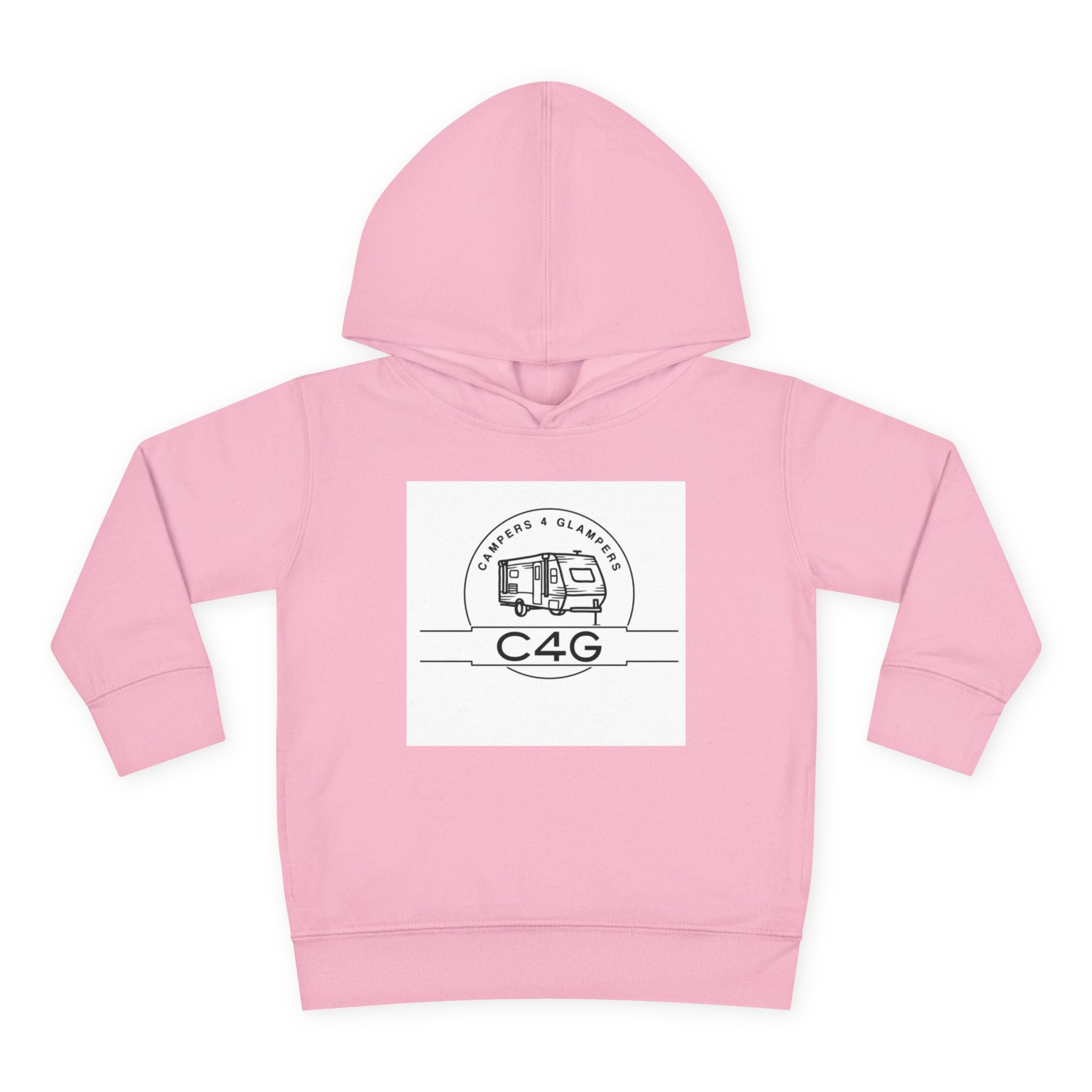 Toddler Hoodie — Retro Camper 'C4G' Pullover Fleece for Kids