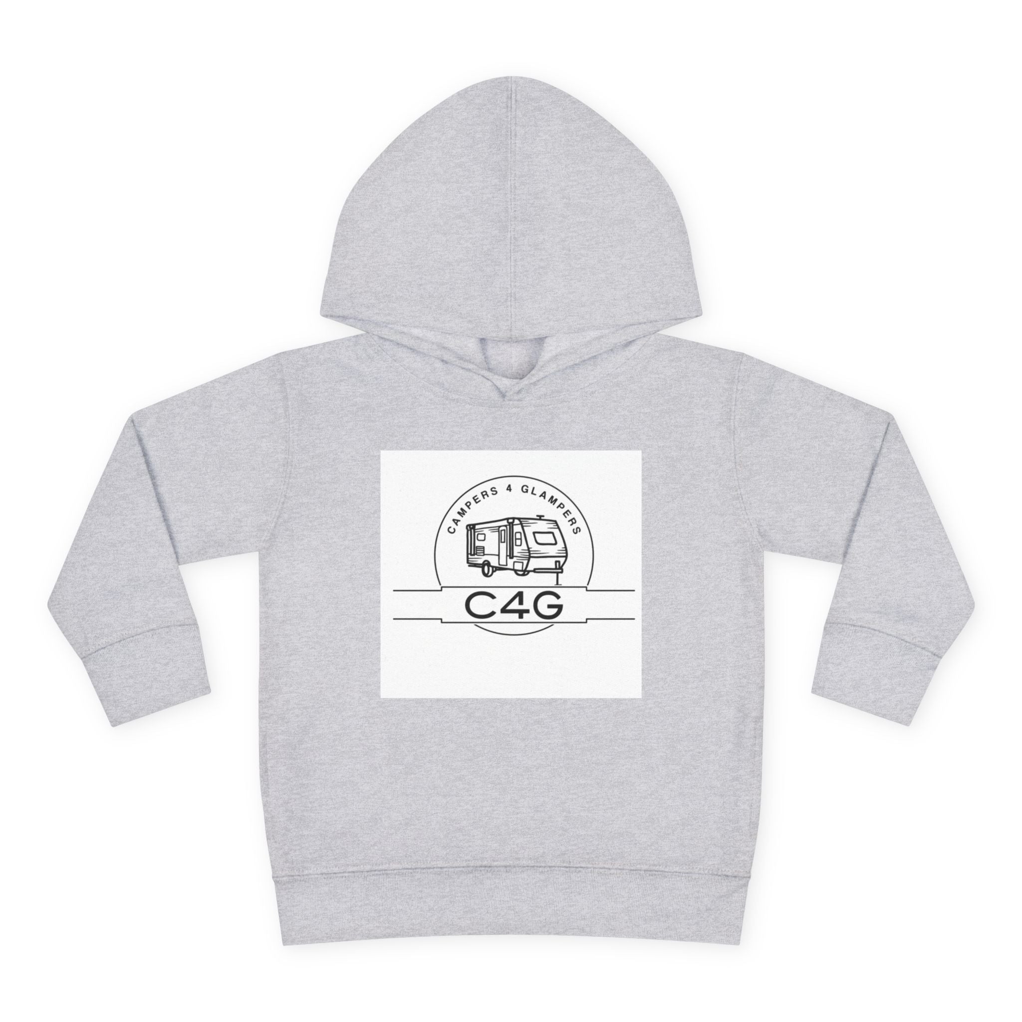 Toddler Hoodie — Retro Camper 'C4G' Pullover Fleece for Kids