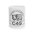 Camper Logo Ceramic Mug — C4G Travel Camper Coffee Cup (11oz, 15oz)