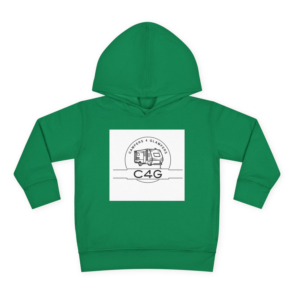 Toddler Hoodie — Retro Camper 'C4G' Pullover Fleece for Kids