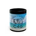 Campers 4 Glampers Beach Camper Mug – C4G Black Coffee Cup (11oz/15oz)