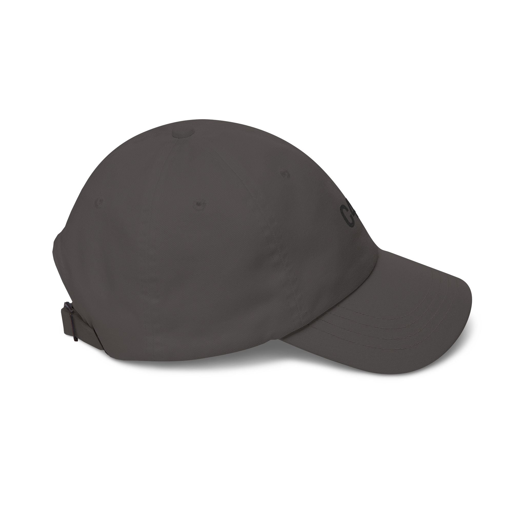 C4G Embroidered Classic Dad Cap — Minimalist White Baseball Hat