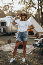 C4G Camper Van T-Shirt — Minimal Caravan Adventure Tee
