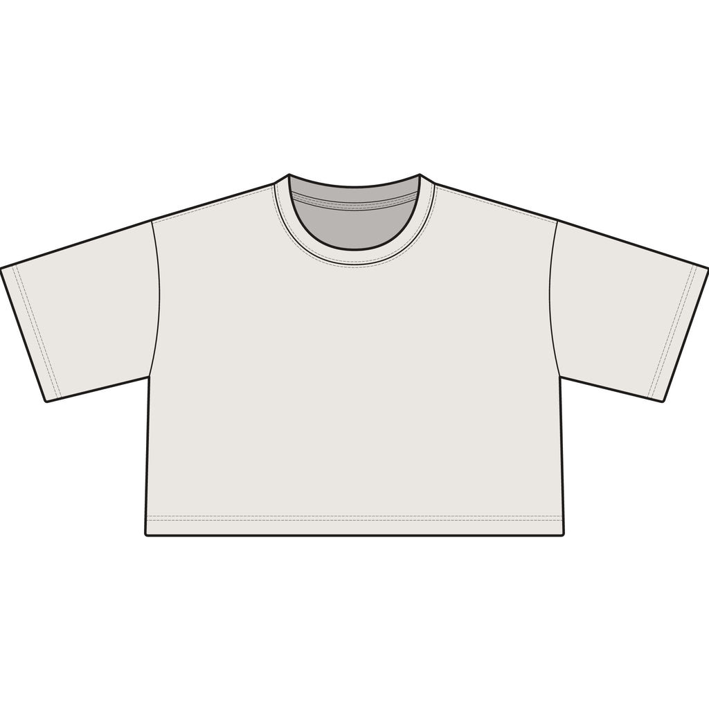 Women's Garment-Dyed Heavyweight Cropped Tee