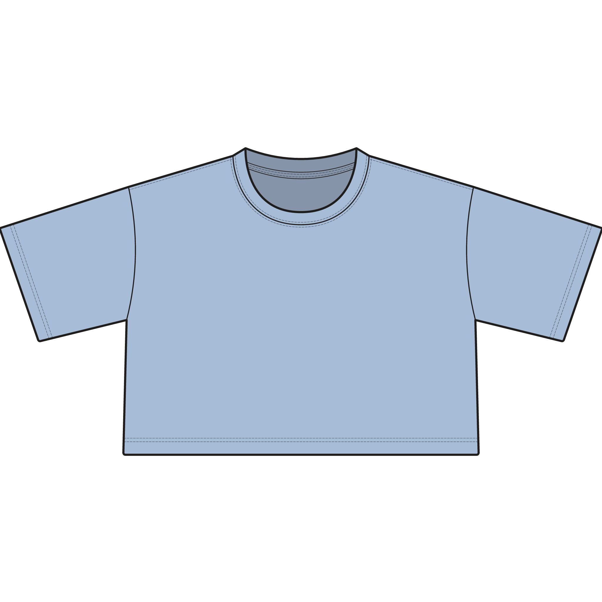 Women's Garment-Dyed Heavyweight Cropped Tee