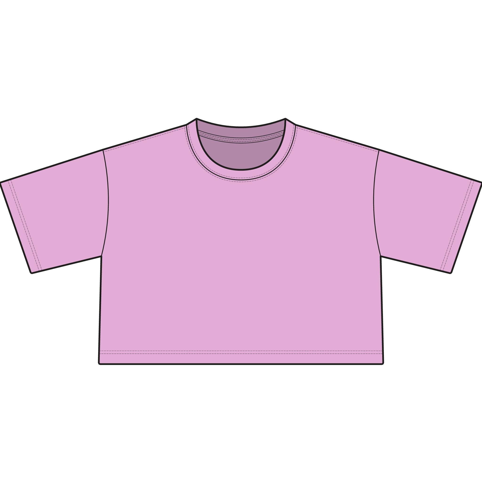 Women's Garment-Dyed Heavyweight Cropped Tee