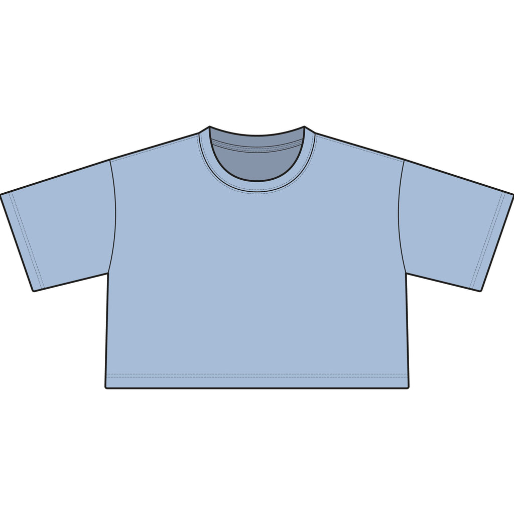 Women's Garment-Dyed Heavyweight Cropped Tee