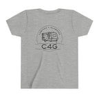 C4G Kids Tee — Camper & Glamping Youth Short Sleeve Shirt