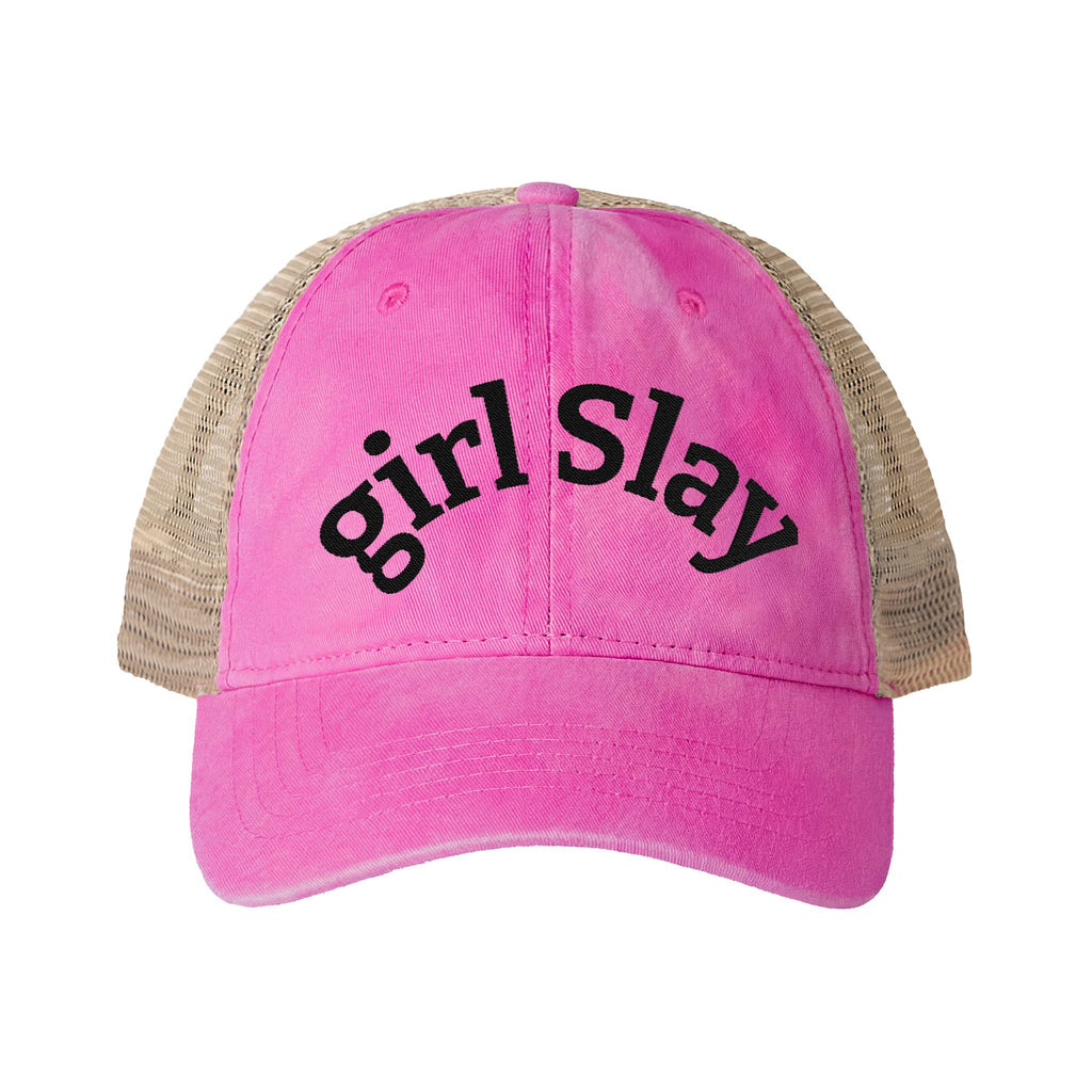 Women's Washed Mesh-Back Cap