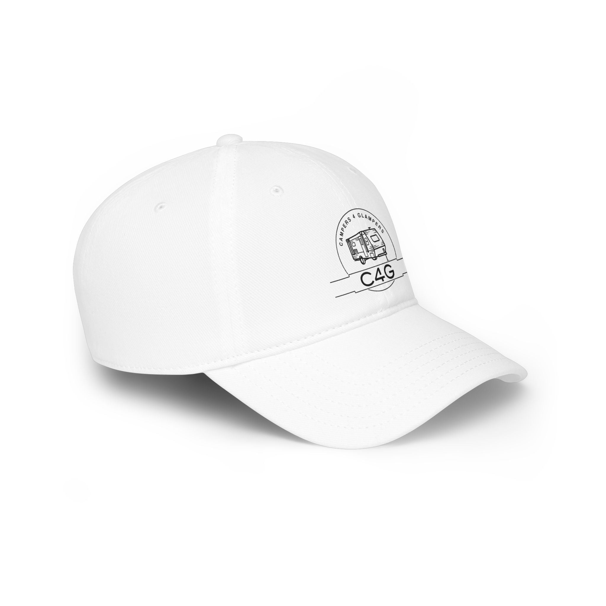 C4G Camper Patch Baseball Cap — Adventure Travel Low Profile Hat