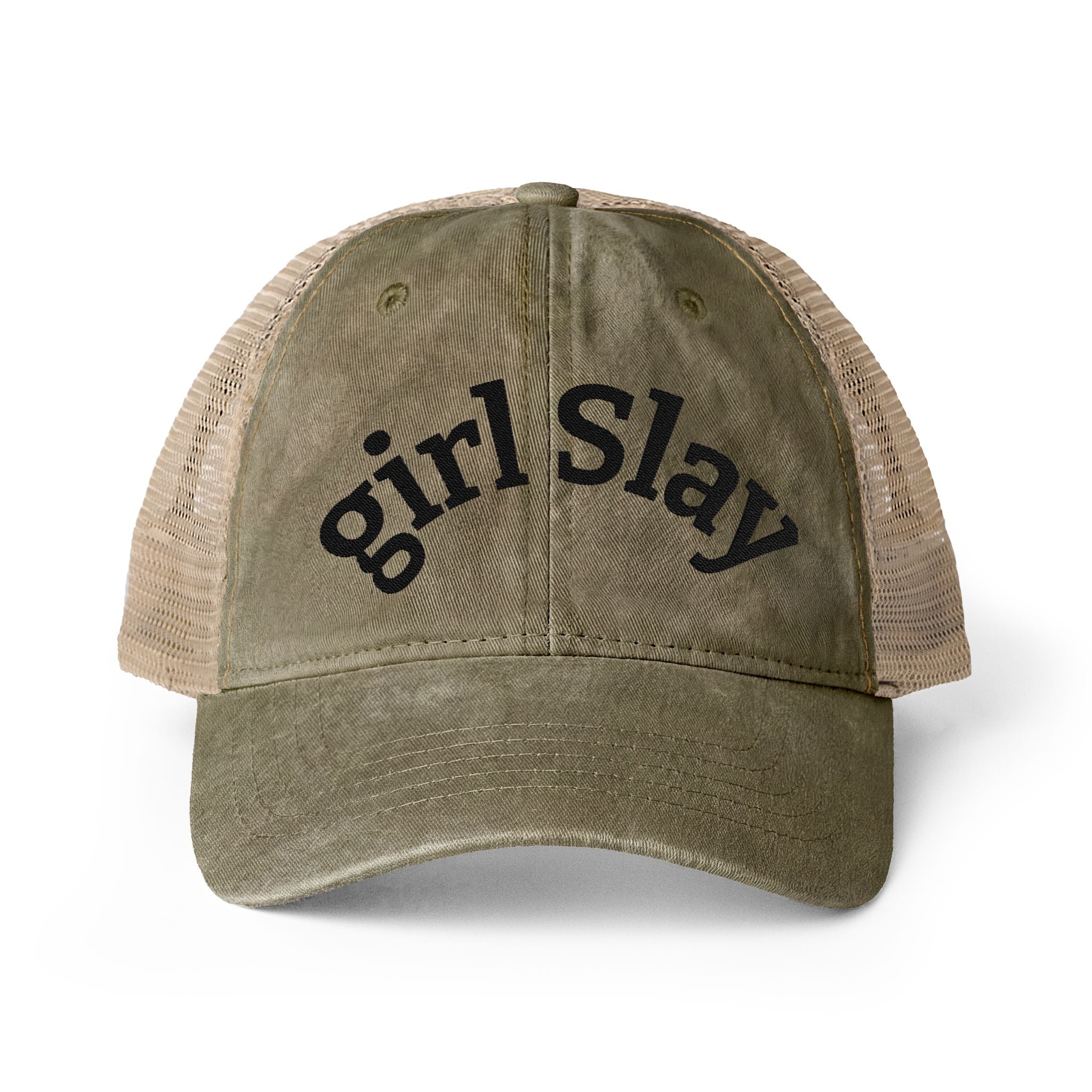 Women's Washed Mesh-Back Cap