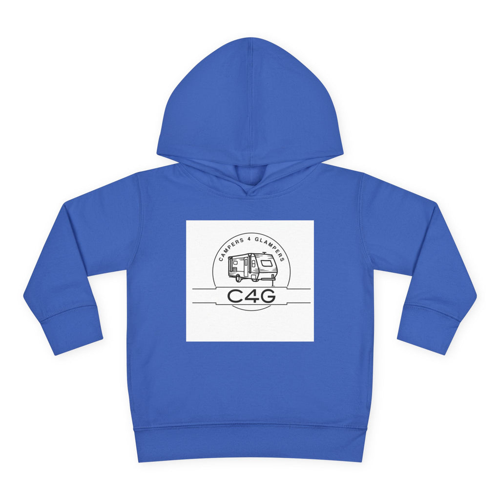 Toddler Hoodie — Retro Camper 'C4G' Pullover Fleece for Kids