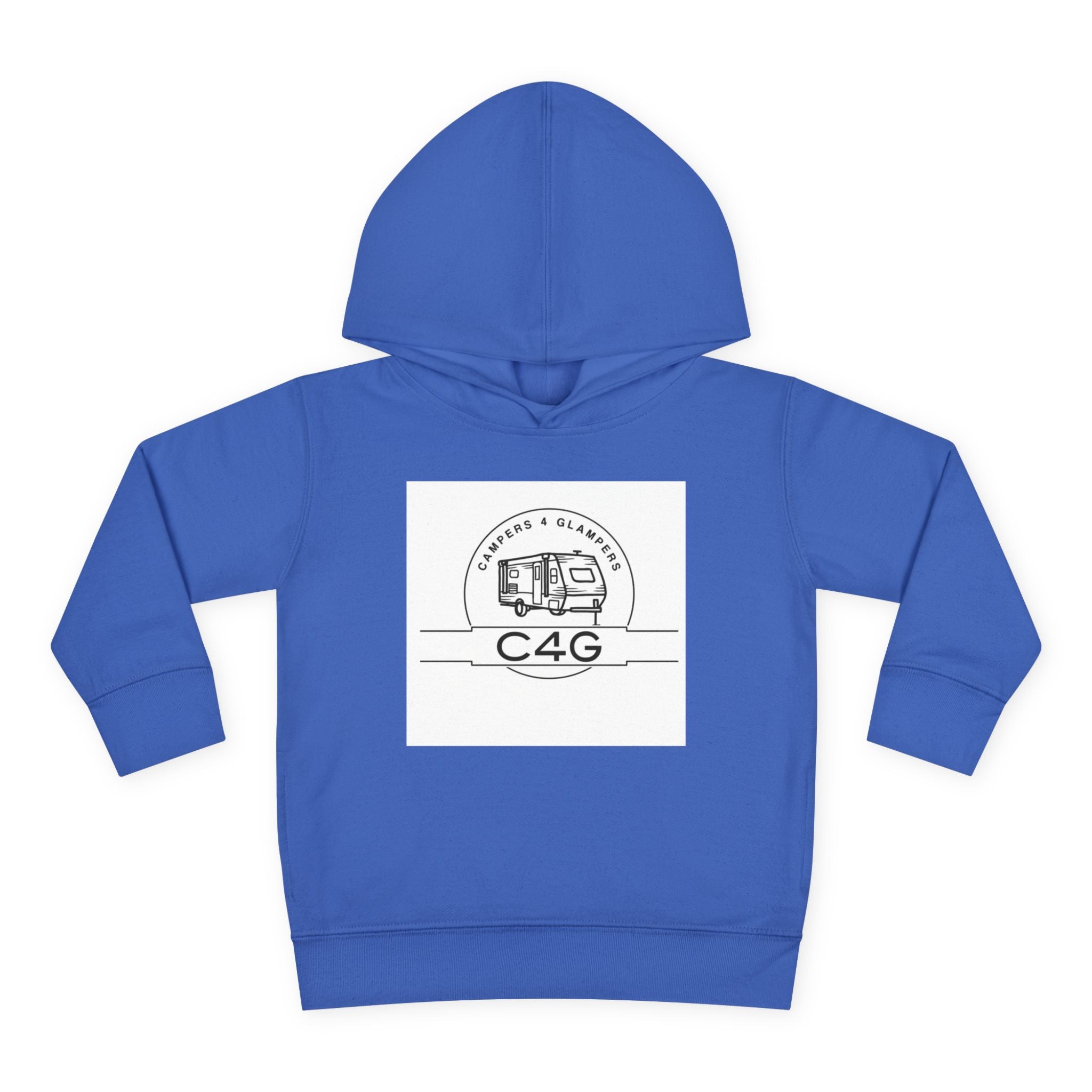 Toddler Hoodie — Retro Camper 'C4G' Pullover Fleece for Kids