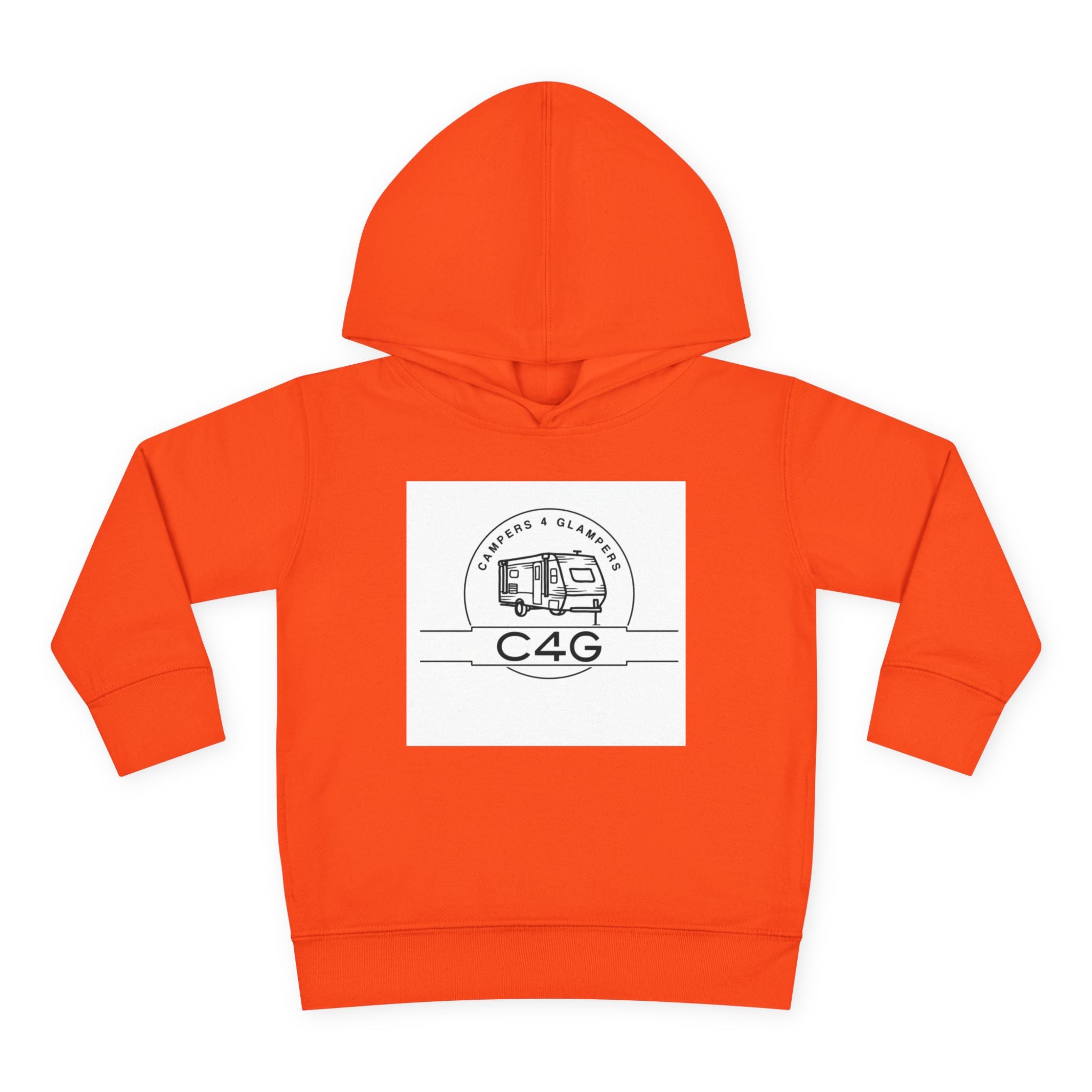 Toddler Hoodie — Retro Camper 'C4G' Pullover Fleece for Kids