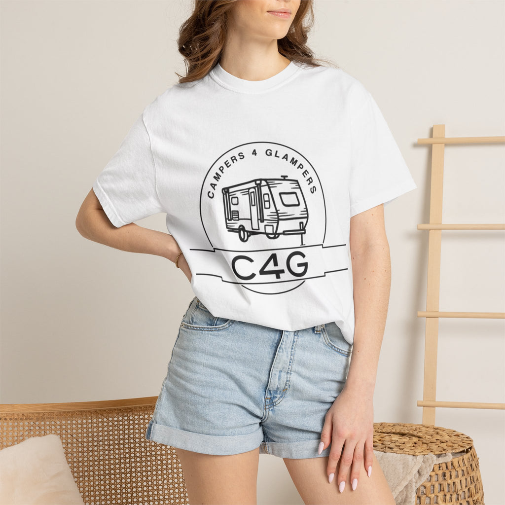 C4G Campers & Glampers Logo T-Shirt — Vintage Travel Trailer Tee