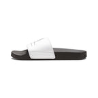 Youth Adjustable Strap Slide Sandals – Custom Logo White Comfort Slides