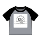 Glamping Camper Raglan Tee — "I'm Literally Just Glamping" Women's Baby Tee