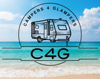 Glamping Camper Raglan Tee — "I'm Literally Just Glamping" Women's Baby Tee