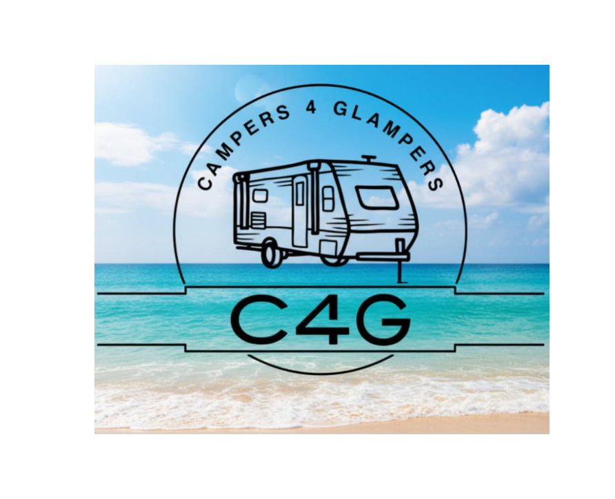 Glamping Camper Raglan Tee — "I'm Literally Just Glamping" Women's Baby Tee