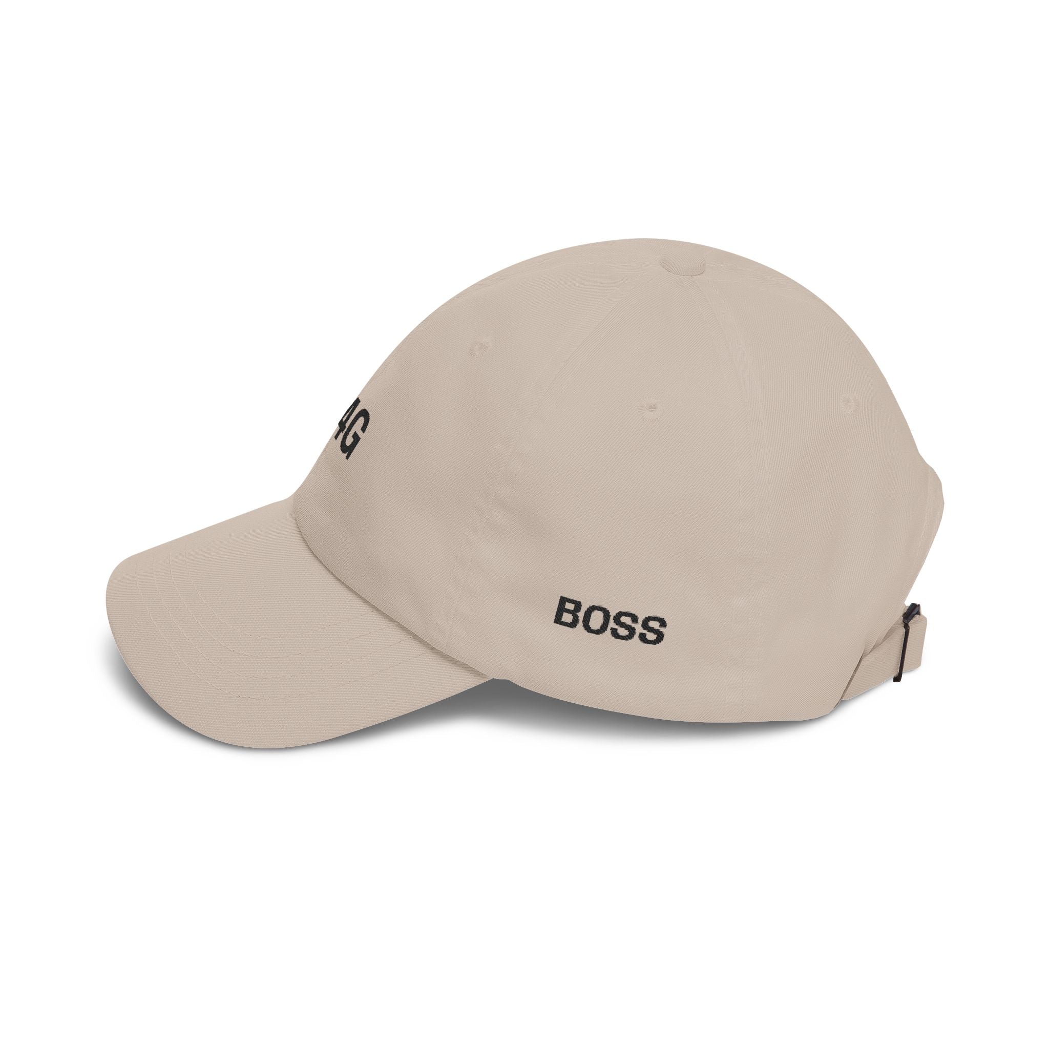 C4G Embroidered Classic Dad Cap — Minimalist White Baseball Hat