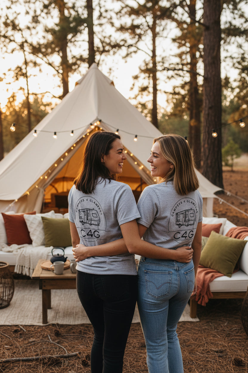 Kids Tee - 'C4G' Camper & Glamping Graphic | Cute RV Travel Shirt for Children