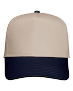 Mother Embroidered Adjustable Five-Panel Twill Hat