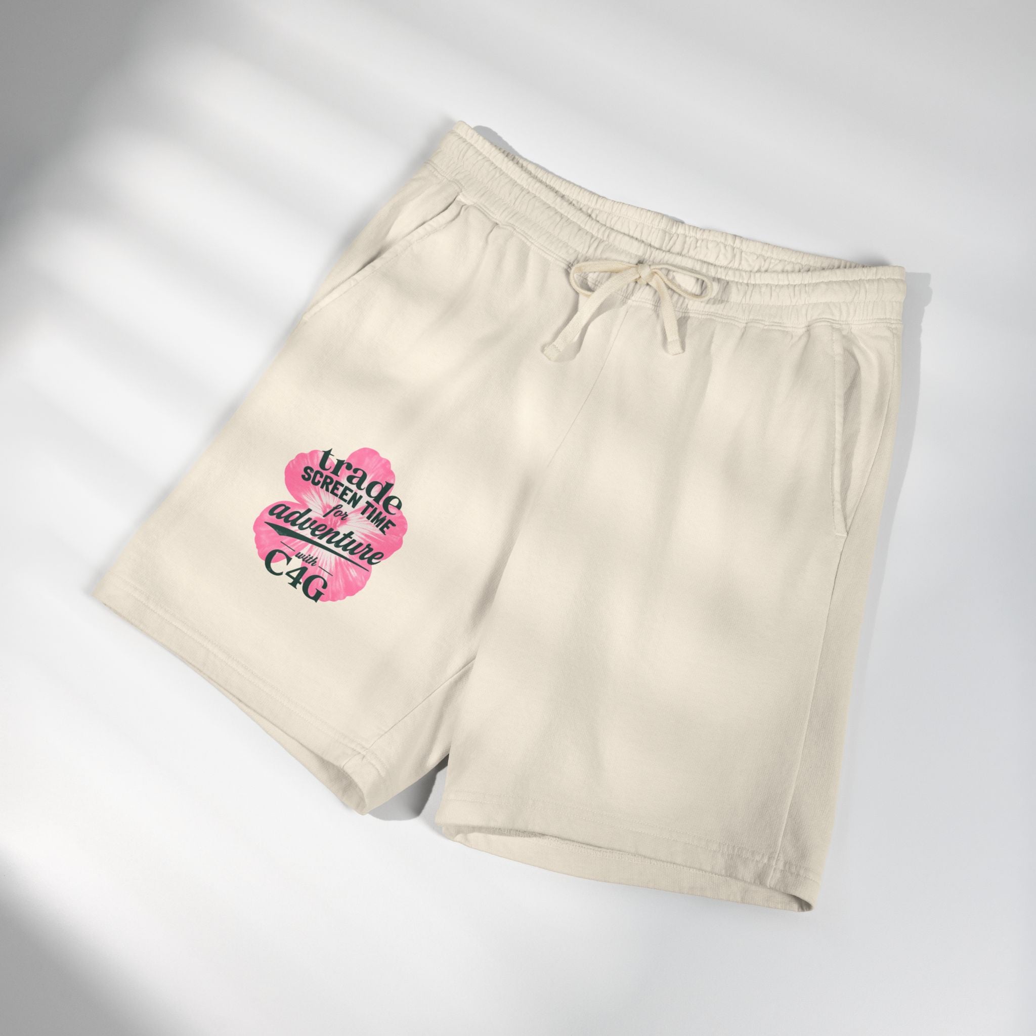 Unisex Garment-Dyed Lightweight Fleece Sweat Shorts