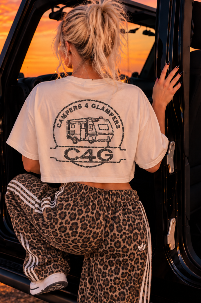 C4G Ivory Boxy Tee