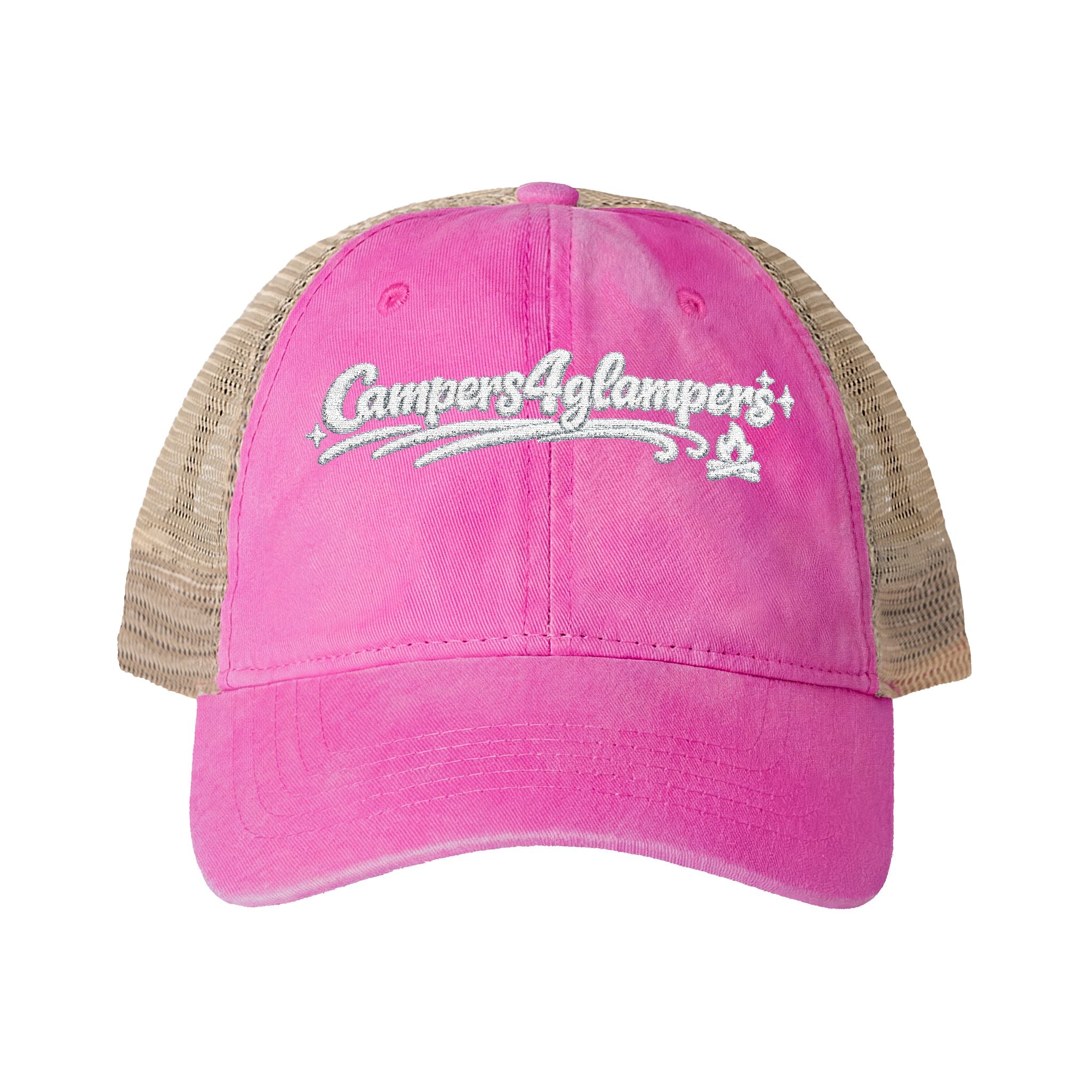 Women's Washed Mesh-Back Cap