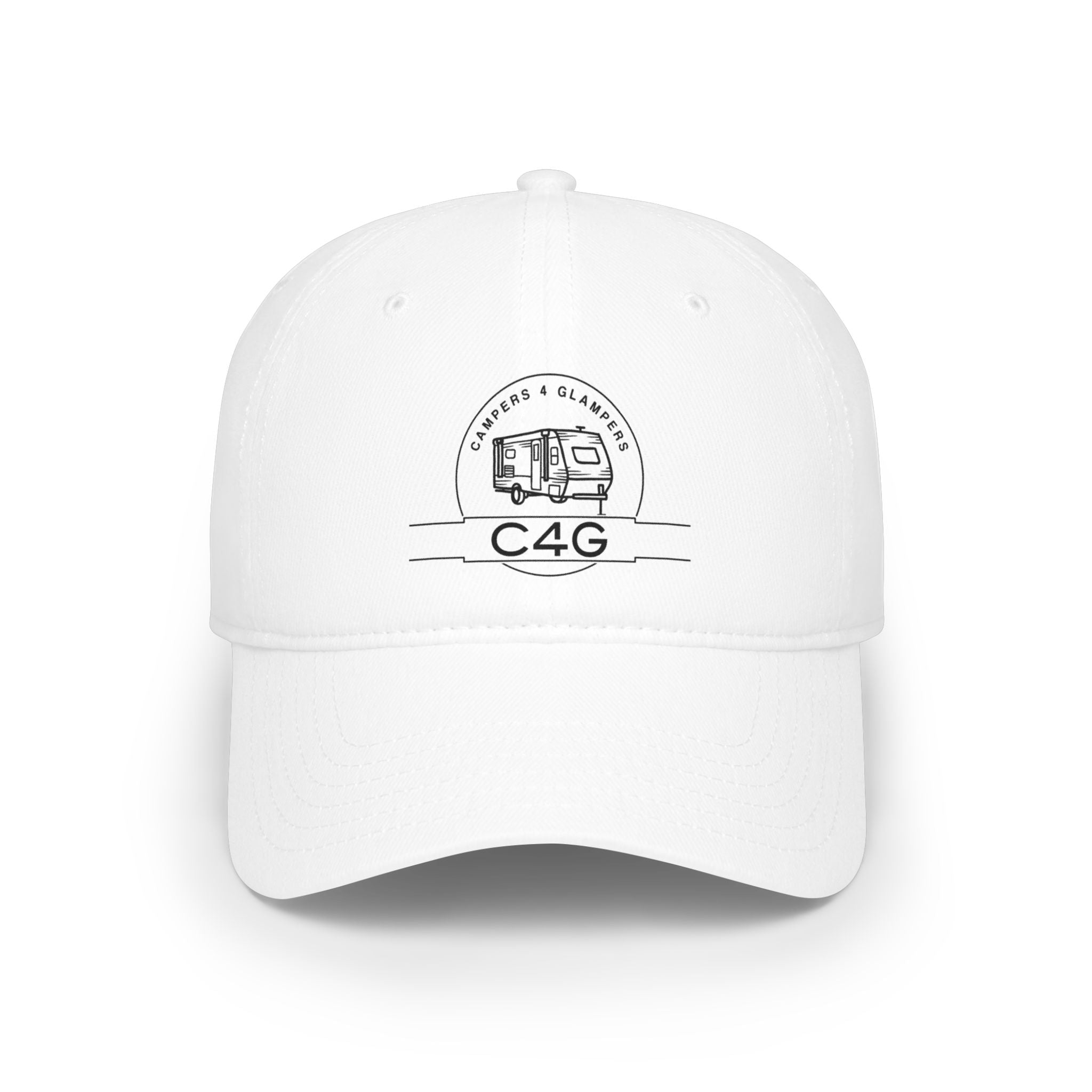 C4G Camper Patch Baseball Cap — Adventure Travel Low Profile Hat