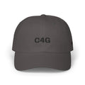 C4G Embroidered Classic Dad Cap — Minimalist White Baseball Hat