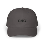 C4G Embroidered Classic Dad Cap — Minimalist White Baseball Hat