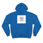 Very Social Camper Hoodie — Retro Camper Graphic Champion Hoodie