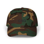 C4G Embroidered Classic Dad Cap — Minimalist White Baseball Hat