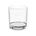 Engraved Whiskey Glass 10.5 oz — 'R.I.P Sleeping on the Ground' Camper Humor Gift