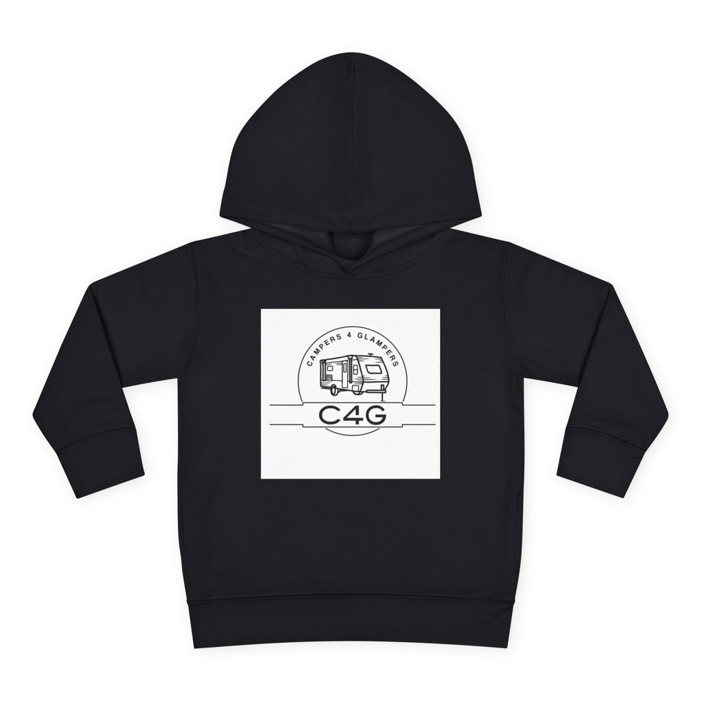 Toddler Hoodie — Retro Camper 'C4G' Pullover Fleece for Kids