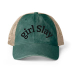 Women's Washed Mesh-Back Cap