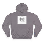 Very Social Camper Hoodie — Retro Camper Graphic Champion Hoodie