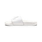 Youth Adjustable Strap Slide Sandals – Custom Logo White Comfort Slides