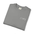 Minimalist 'LOVE' Graphic T-Shirt — White Casual Tee with Subtle Sleeve Art