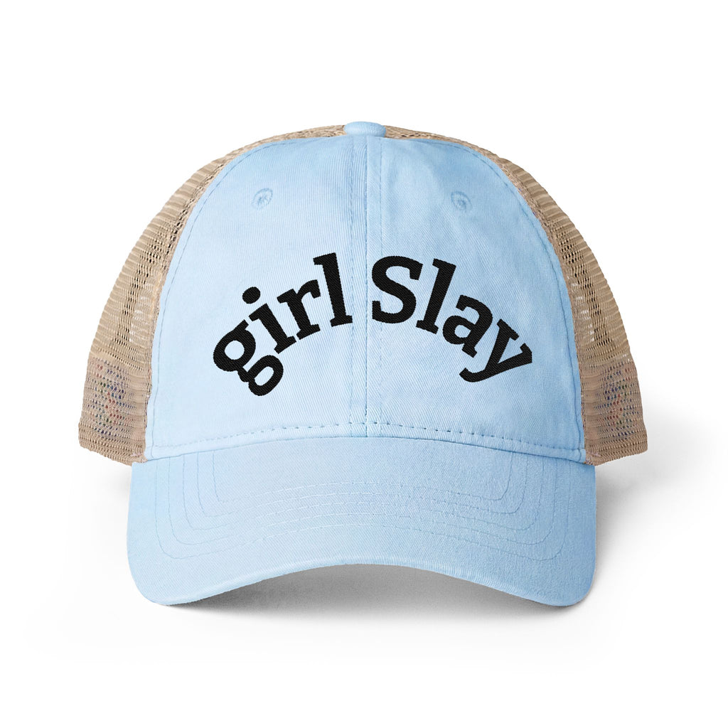Women's Washed Mesh-Back Cap