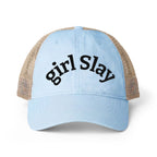 Women's Washed Mesh-Back Cap