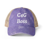 Women's Washed Mesh-Back Cap