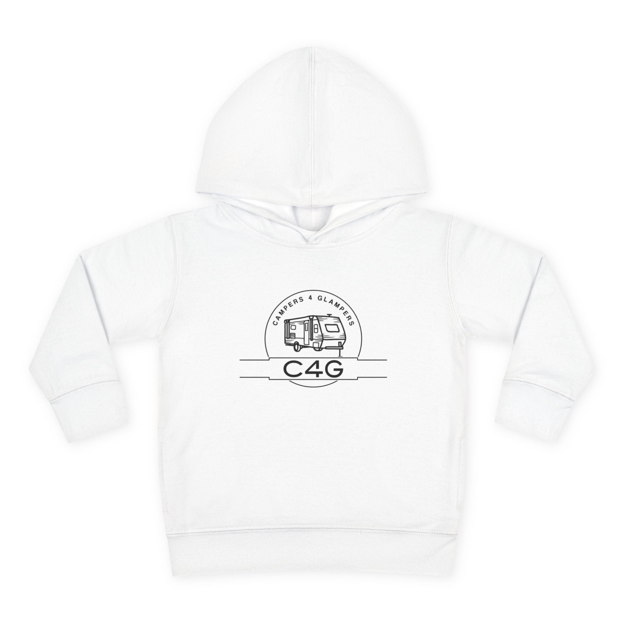 Toddler Hoodie — Retro Camper 'C4G' Pullover Fleece for Kids